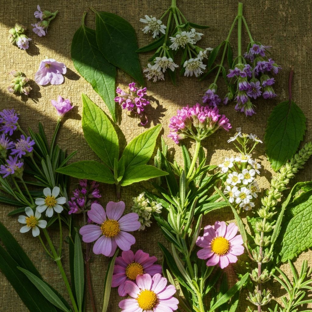 Natürliche Kräuter Quellen